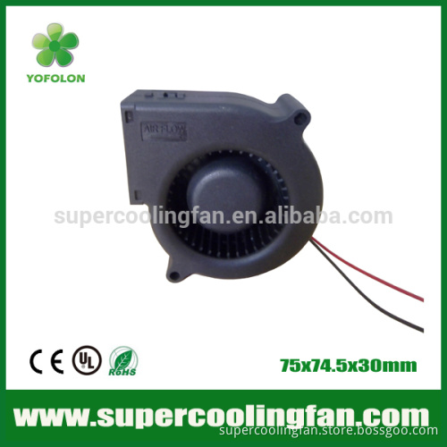 75x75x30mm 12V 24V DC Blower Fan, Low noise avc blower fan